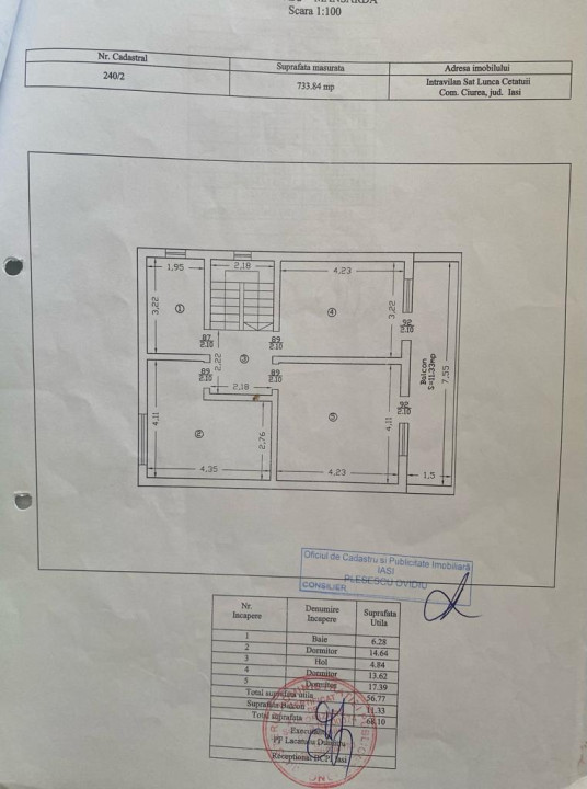 Casa individuala cu teren de 734 mp, Lunca Cetatuii